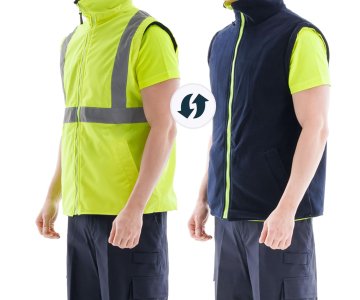 Alaska Hi-Vis 5 in 1 Parka Neon Sarı - Lacivert