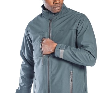 Dark Softshell Ceket Gri