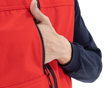 Dark Softshell Yelek Kırmızı
