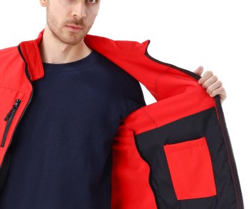 Dark Softshell Yelek Kırmızı